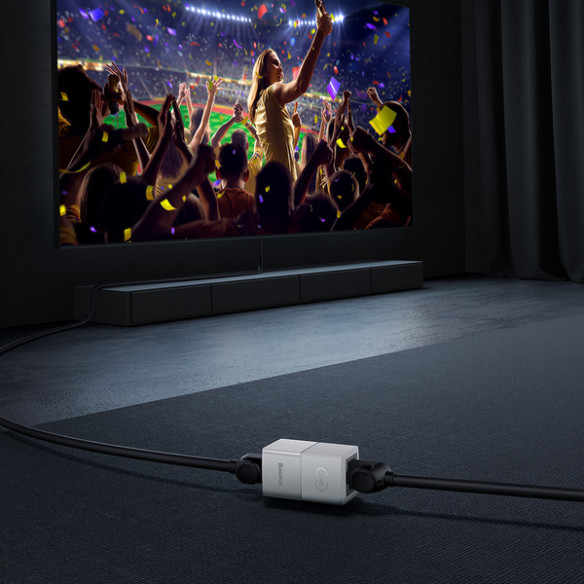 Baseus AirJoy | Łącznik kabli przedłużacz beczka LAN RJ45 10szt