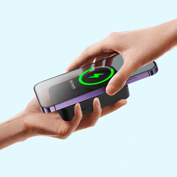 Baseus Magnetic Mini | Power Bank 20000mAh 20W z ładowaniem bezprzewodowym MagSafe Overseas Edition