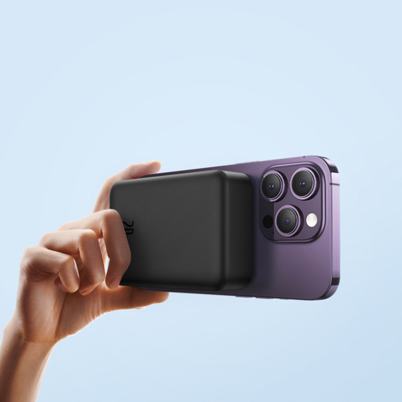 Baseus Magnetic Mini | Power Bank 20000mAh 20W z ładowaniem bezprzewodowym MagSafe Overseas Edition