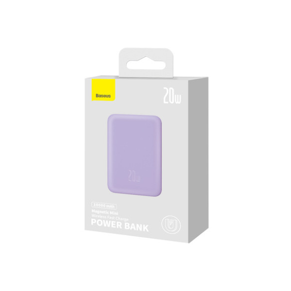 Baseus Magnetic Mini | Power Bank 10000mAh 20W z ładowaniem bezprzewodowym MagSafe Overseas Edition