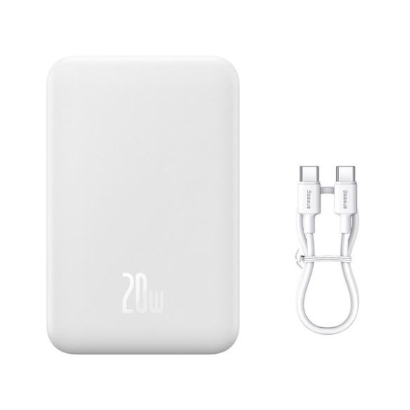 Baseus Magnetic Mini | Power Bank 20000mAh 20W z ładowaniem bezprzewodowym MagSafe Overseas Edition