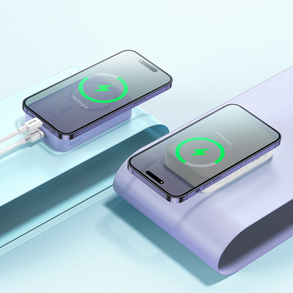 Baseus Magnetic Mini | Power Bank 20000mAh 20W z ładowaniem bezprzewodowym MagSafe Overseas Edition