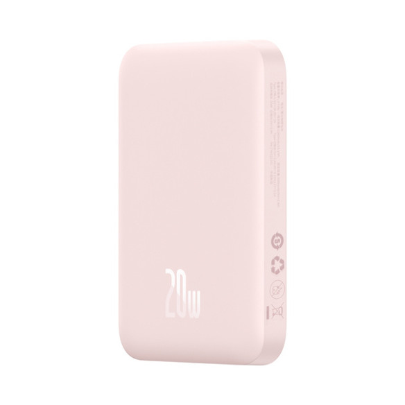 Baseus Magnetic Mini | Power Bank 6000mAh 20W, z ładowaniem bezprzewodowym MagSafe