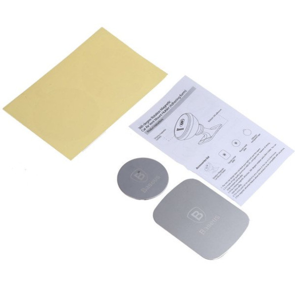 Baseus 360-degree Rotation | Uchwyt samochodowy magnetyczny do telefonu na kokpit deskę