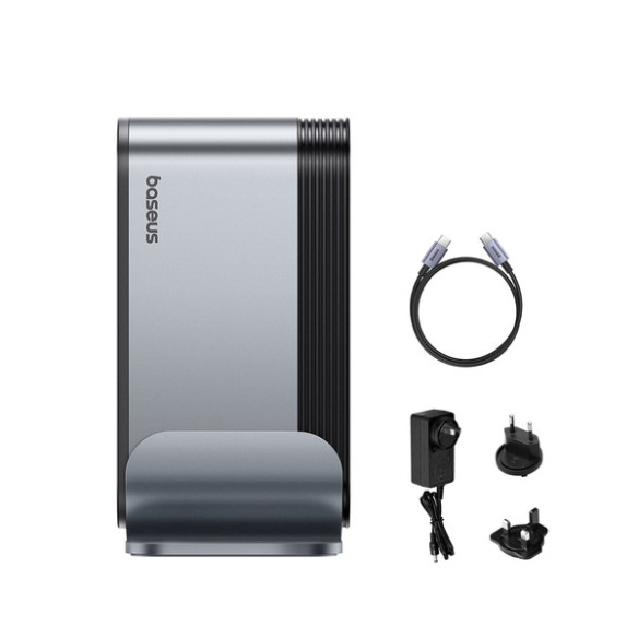 Baseus UnionJoy | Adapter HUB Type-C 17w1 2x HDMI DP 3x USB3.0 RJ45 4xType-C SD/TF AUX 100W