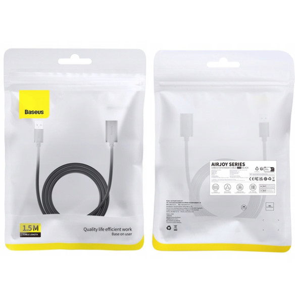 Baseus AirJoy | Kabel przedłużacz przewód USB 3.0 męski - USB 3.0 żeński 1.5m
