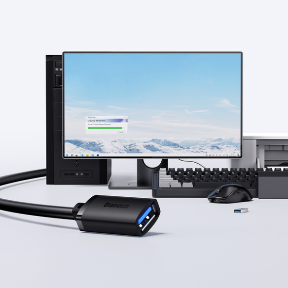 Baseus AirJoy | Kabel przedłużacz przewód USB 3.0 męski - USB 3.0 żeński 5m