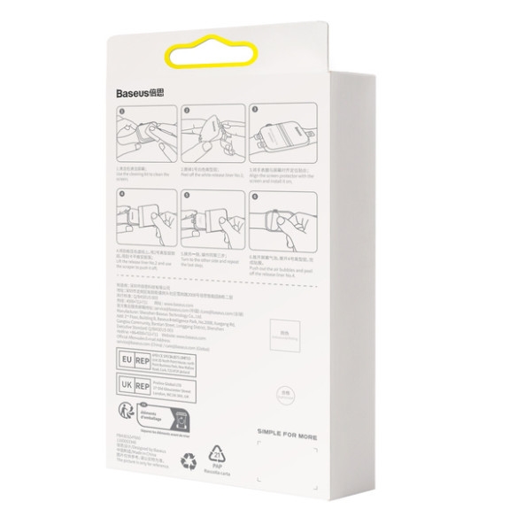 Baseus NanoCrystal | Folia ochronna do zegarka Apple Watch 4/5/6/SE/SE 2 series 44mm