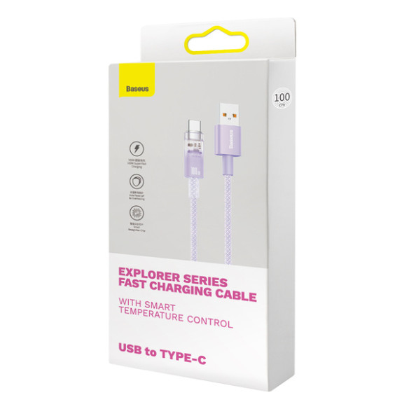 Baseus Explorer Series | Kabel USB do USB-C dla Huawei Honor 100W 6A 1m