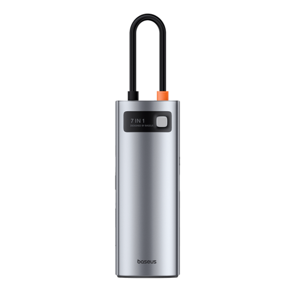 Baseus StarJoy | Adapter HUB 7w1 USB-C 100W HDMI 4K USB3.0 USB-C TF/SD 