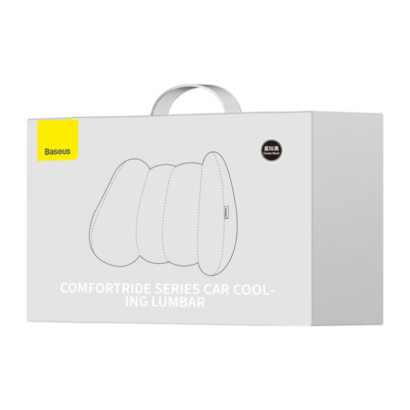 Baseus ComfortRide Cooling | Poduszka podróżna lędźwiowa chłodząca pod plecy z pianki Memory
