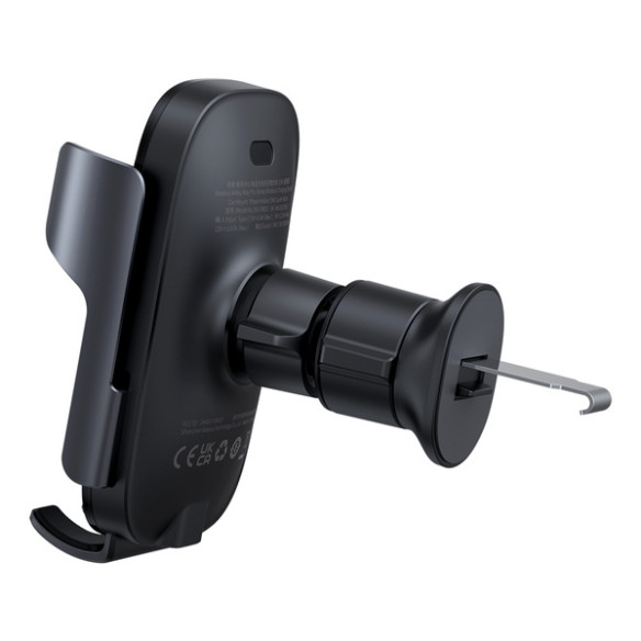 Baseus Milky Way Pro | Uchwyt z ładowaniem bezprzewodowym indukcyjnym 15W na kratkę nawiewu