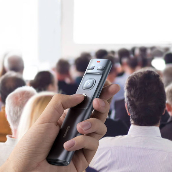 Baseus Orange Dot | Prezenter laser wskaźnik pilot bezprzewodowy do prezentacji 