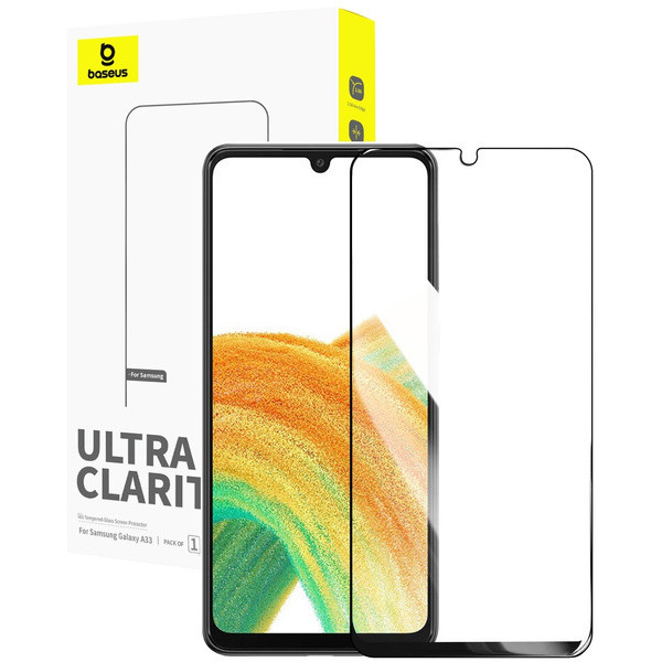 Baseus Diamond P60057407203-04 | Szkło hartowane ochronne pełne 9H do Samsung Galaxy A33