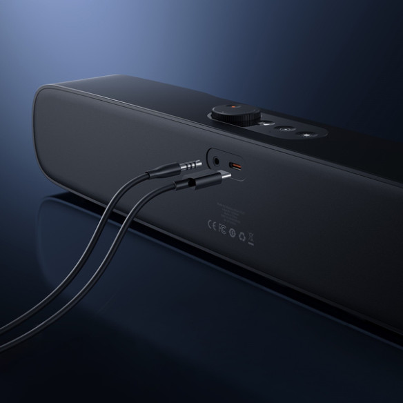 Baseus AeQur DS10 | Głośnik mini soundbar bezprzewodowy Bluetooth 5.3 Mini Jack 3.5mm Audio AUX