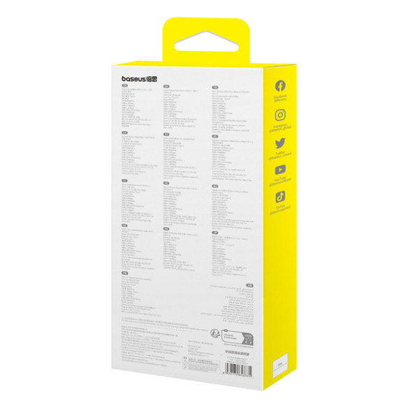 Baseus Metal Gleam II 10w1 | Adapter HUB 10w1 USB-C do HDMI, RJ45, Audio, Typ-C Data, USB3.2, 2x USB2.0, SD/TF, Typ-C 100W