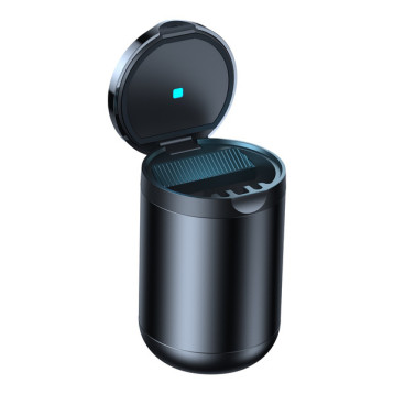 Baseus Premium Car Ashtray II | Popielniczka samochodowa biurowa podświetlana LED, kosz na śmieci do samochodu