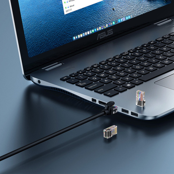 Baseus High Speed CAT5 | Kabel przewód sieciowy internetowy LAN Ethernet CAT5 RJ45 1.5m