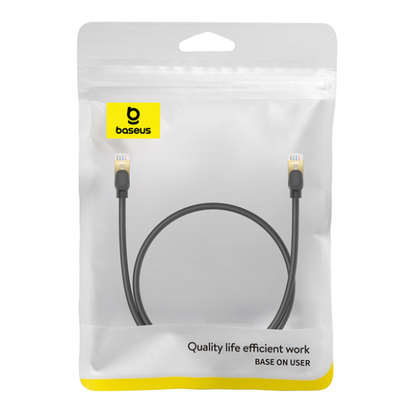 Baseus High Speed CAT8 | Kabel przewód sieciowy internetowy LAN RJ45 Ethernet CAT8 40Gb/s 2000MHz 1m