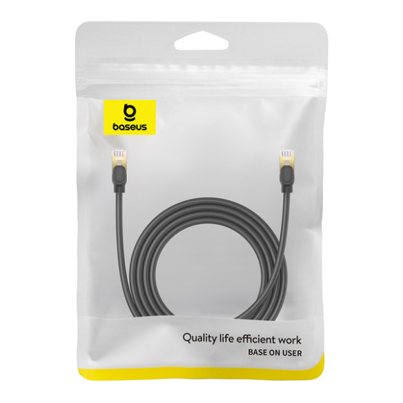 Baseus High Speed CAT8 | Kabel przewód sieciowy internetowy LAN RJ45 Ethernet CAT8 40Gb/s 2000MHz 2m