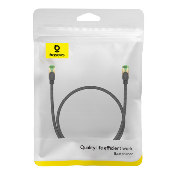 Baseus High Speed CAT8 | Kabel przewód sieciowy internetowy LAN RJ45 Ethernet CAT8 40Gb/s 2000MHz 1.5m