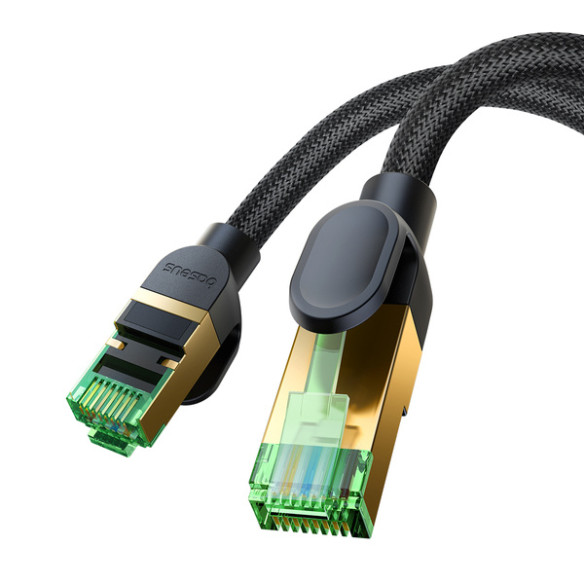 Baseus High Speed CAT8 | Kabel przewód sieciowy internetowy LAN RJ45 Ethernet CAT8 40Gb/s 2000MHz 8m