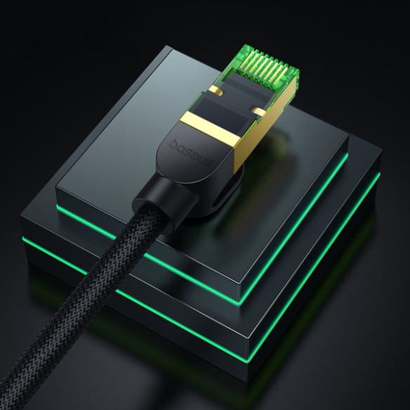 Baseus High Speed CAT8 | Kabel sieciowy CAT8 40Gb/s 2000MHz 15m EOL