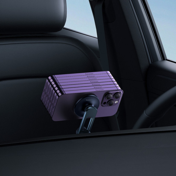 Baseus MagPro | Uniwersalny uchwyt samochodowy magnetyczny MagSafe regulowany na telefonu do kratki nawiewu