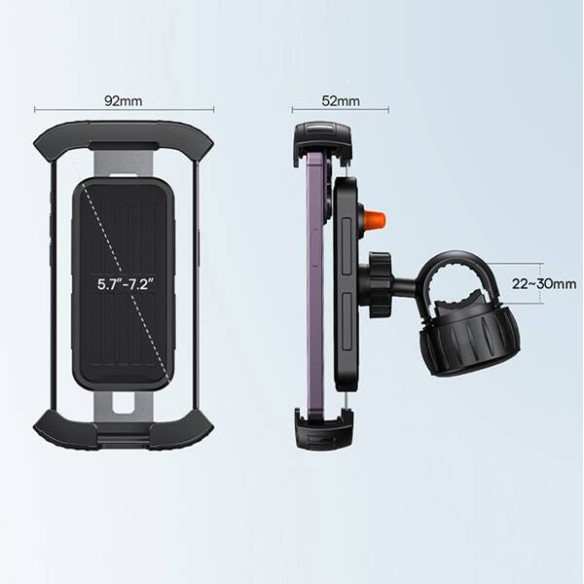 Baseus QuickGo | Uchwyt rowerowy na rower skuter motor hulajnogę kierownicę wózek