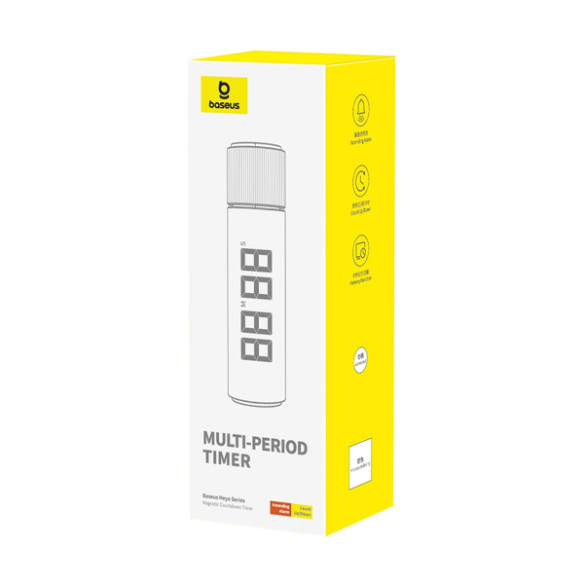 Baseus Heyo | Stoper minutnik timer  kuchenny cyfrowy magnetyczny LED