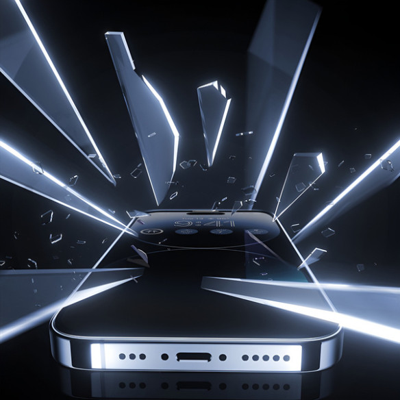 Baseus Sapphire P60057505203-00 | Szkło hartowane prywatyzujące ochronne pełne 9H do Apple iPhone 15 / iPhone 16 + aplikator