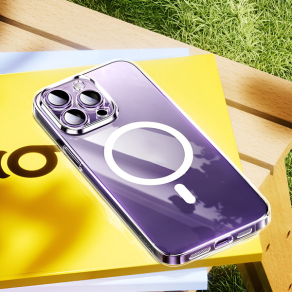 Baseus Lucent | Etui case obudowa MagSafe pokrowiec plecki do iPhone 15 Plus