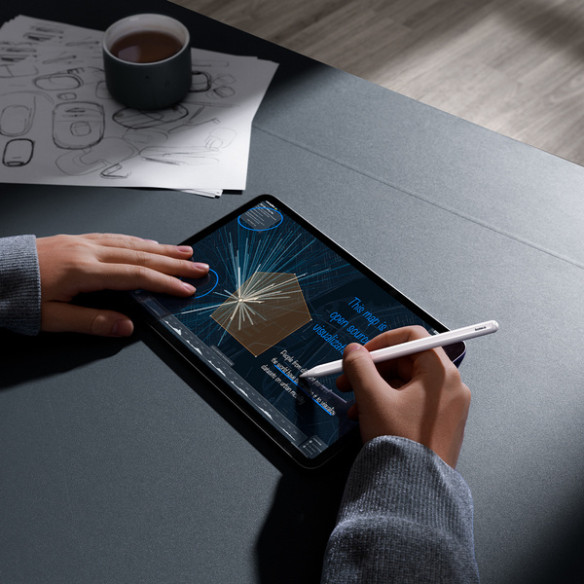 Baseus Smooth Writing 2 | Rysik aktywny Stylus Pen do Apple iPad z przyciskiem wielofunkcyjnym z ładowaniem bezprzewodowym