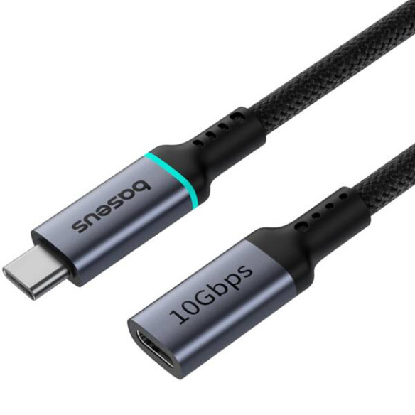 Baseus High Definition | Kabel przedłużacz przejściówka przewód USB-C męski - USB-C żeński 10Gb/s 1m