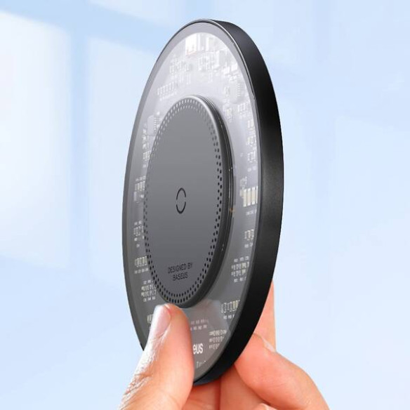 Baseus Simple 2 | Szybka ładowarka indukcyjna bezprzewodowa Qi 15W