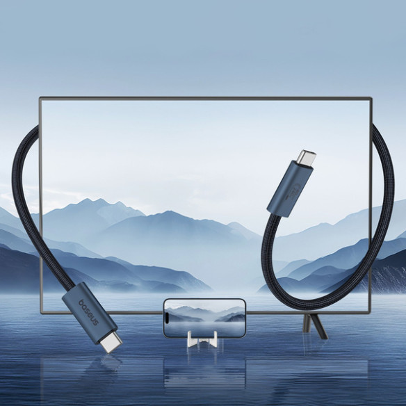 Baseus Flash Series 2 | Kabel USB-C Type-C USB4 240W PD 3.1 8K60Hz 40Gb/s 1m