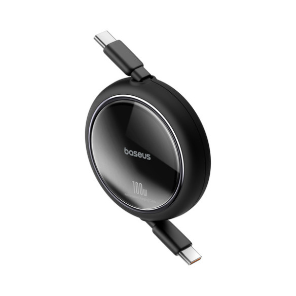Baseus Free2Draw Mini | Kabel z regulacją długości USB-C Type-C Power Delivery 100W 1m 