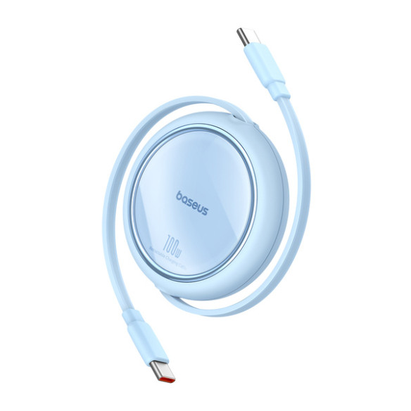 Baseus Free2Draw Mini | Kabel z regulacją długości USB-C Type-C Power Delivery 100W 1m 