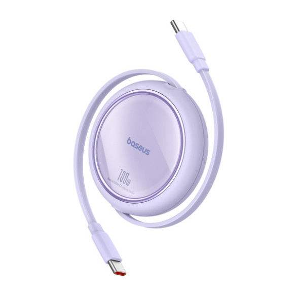 Baseus Free2Draw Mini | Kabel z regulacją długości USB-C Type-C Power Delivery 100W 1m 