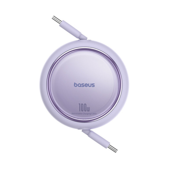 Baseus Free2Draw Mini | Kabel z regulacją długości USB-C Type-C Power Delivery 100W 1m 