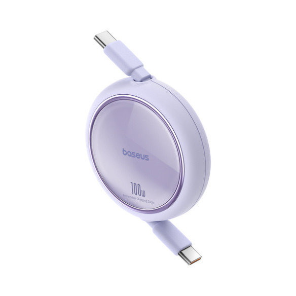 Baseus Free2Draw Mini | Kabel z regulacją długości USB-C Type-C Power Delivery 100W 1m 