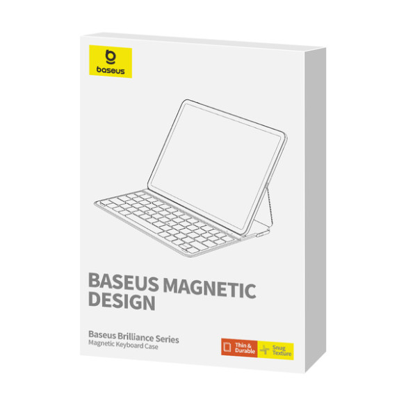 Baseus Brilliance | Etui obudowa case z klawiaturą magnetyczne do Apple iPad Air 4, Air 5 10.9", Pro 11" 2018 / 2020 / 2021 / 20