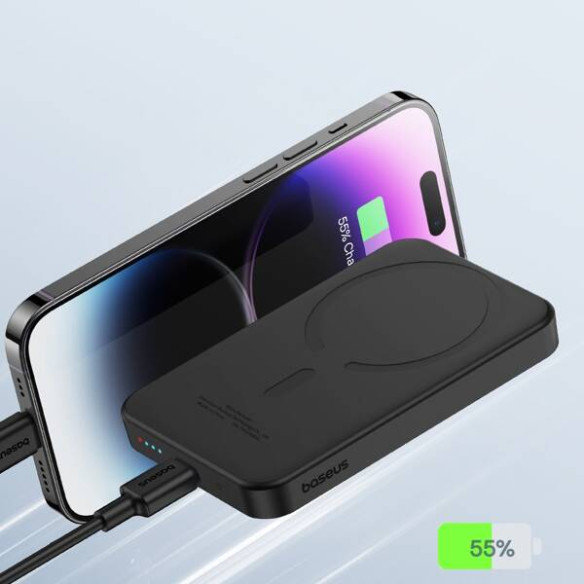 Baseus Magnetic Mini | Power Bank 5000mAh 20W z ładowaniem bezprzewodowym MagSafe