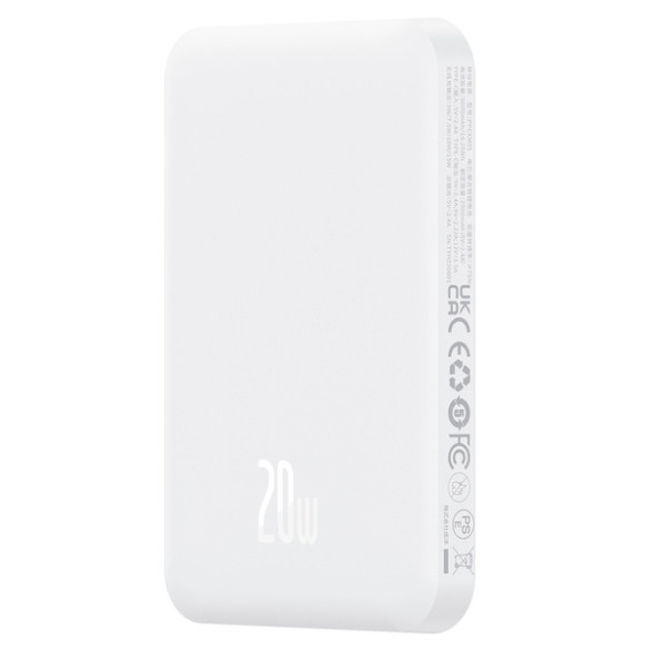 Baseus Magnetic Mini | Power Bank 5000mAh 20W z ładowaniem bezprzewodowym MagSafe