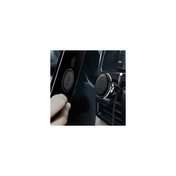 Baseus Air Vent | Uchwyt samochodowy magnetyczny na telefon do kratki z klipsami na kable