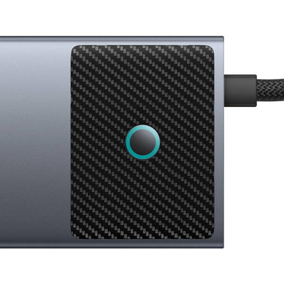 Baseus Metal Gleam II 10w1 | Adapter HUB 10w1 USB-C do 2x HDMI, RJ45, Typ-C Data, USB3.2, 2x USB2.0, SD/TF, Typ-C 100W