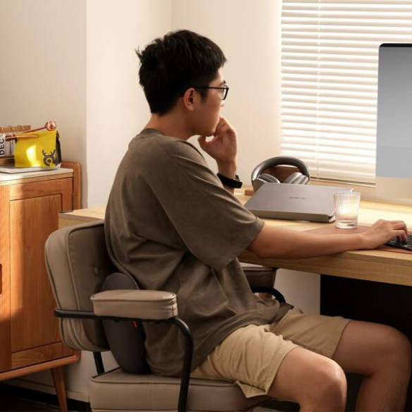 Baseus ComfortRide | Poduszka podróżna lędźwiowa pod plecy z pianki Memory