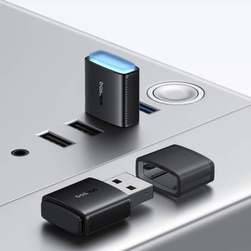 Baseus FastJoy WiFi | Karta sieciowa adapter WiFi USB do komputera laptopa zewnętrzna 2.4 GHz 650Mbps