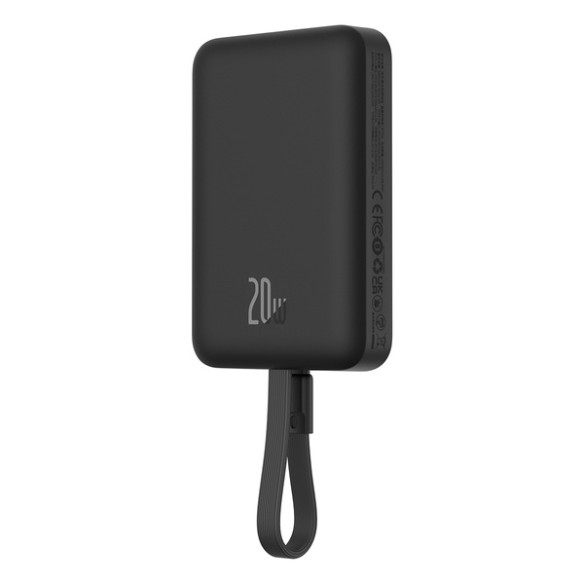 Baseus Magnetic Mini | Power Bank 10000mAh 20W USB-C z ładowaniem bezprzewodowym MagSafe z kablem Lightning (do iPhone)