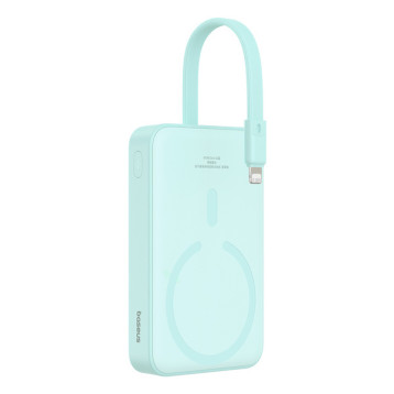 Baseus Magnetic Mini | Power Bank 10000mAh 20W USB-C z ładowaniem bezprzewodowym MagSafe z kablem Lightning (do iPhone)